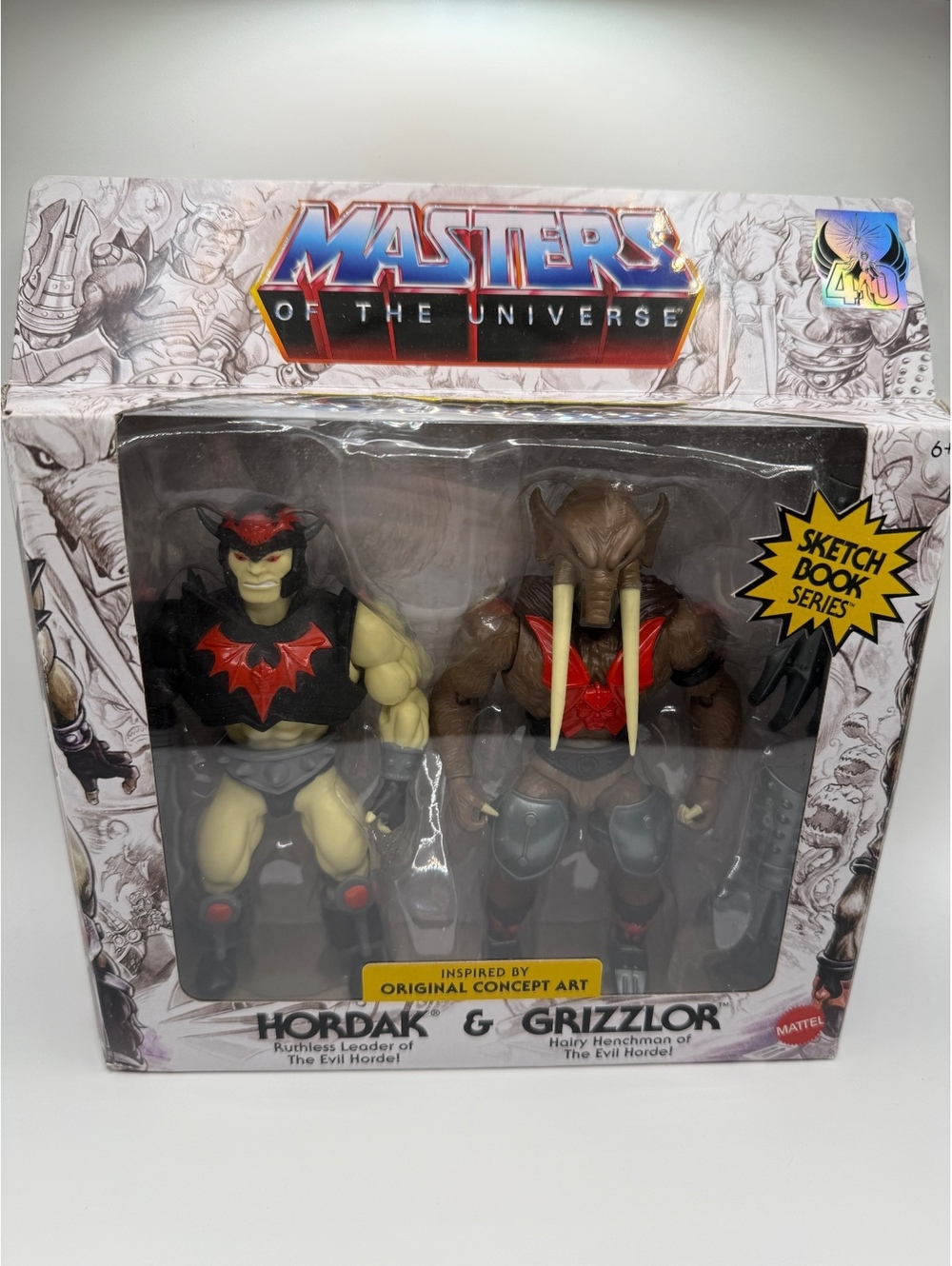 Masters of the Universe Sketchbook Series Hordak and Grizzlor